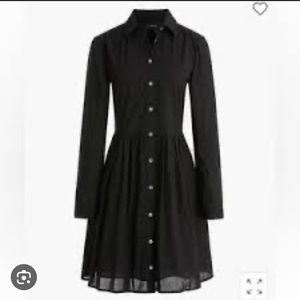 J. Crew black mini shirt dress - size 16
